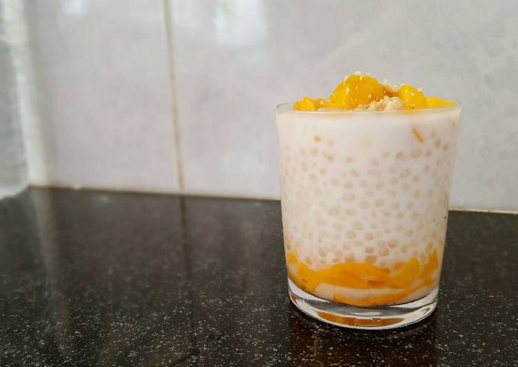 Simple Way to Make Homemade Mango Sago dessert Recipes