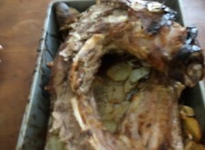 Una foto de Cabrito al horno