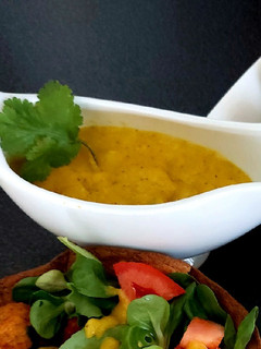 Una foto de Salsa de mango para ensalada