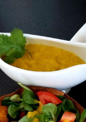 Una foto de Salsa de mango para ensalada