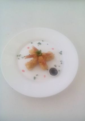 Una foto de Camarones tempura