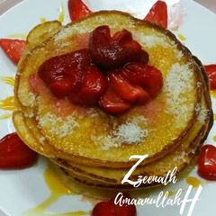 A picture of Coconut milk pancakes.