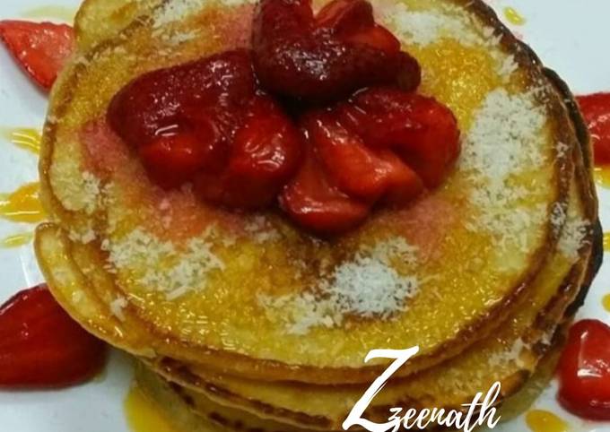 Coconut milk pancakes Recipe