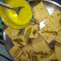 A picture of Dhokla.