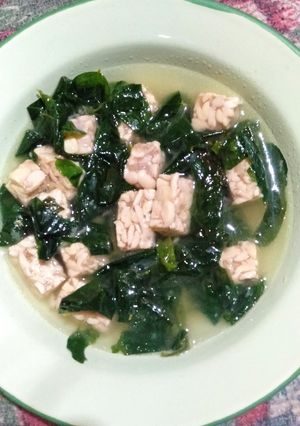 Foto resep Sayur Daun katuk campur tempe simple dan irit bahan sekali