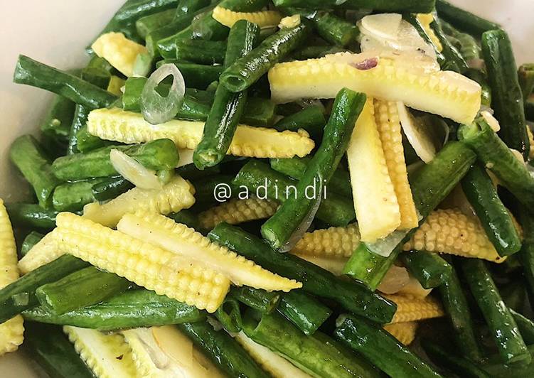 Cara mudah memasak Tumis Kacang Panjang Putren Anti Gagal