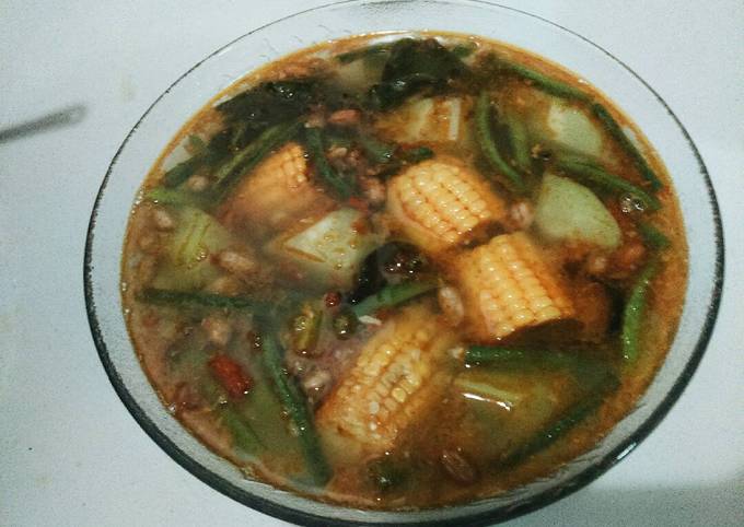 Sayur asem pedas dan manis