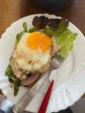 Toast jambon salade œuf