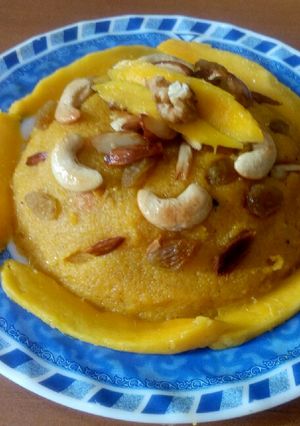 A picture of Mango rava kesri.