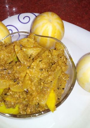 A picture of Kachri Sabji.