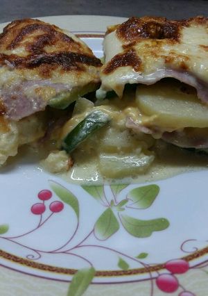 Una foto de Lasagna de papa y zapallito!