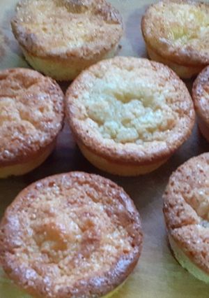 Una foto de Muffin de banana sin harina