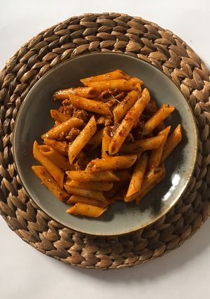 Foto resep Penne Pasta Bolognese Simple
