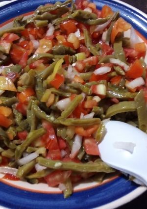 Una foto de Nopales enchilados o a la diabla las Correa pa los tacos con queso