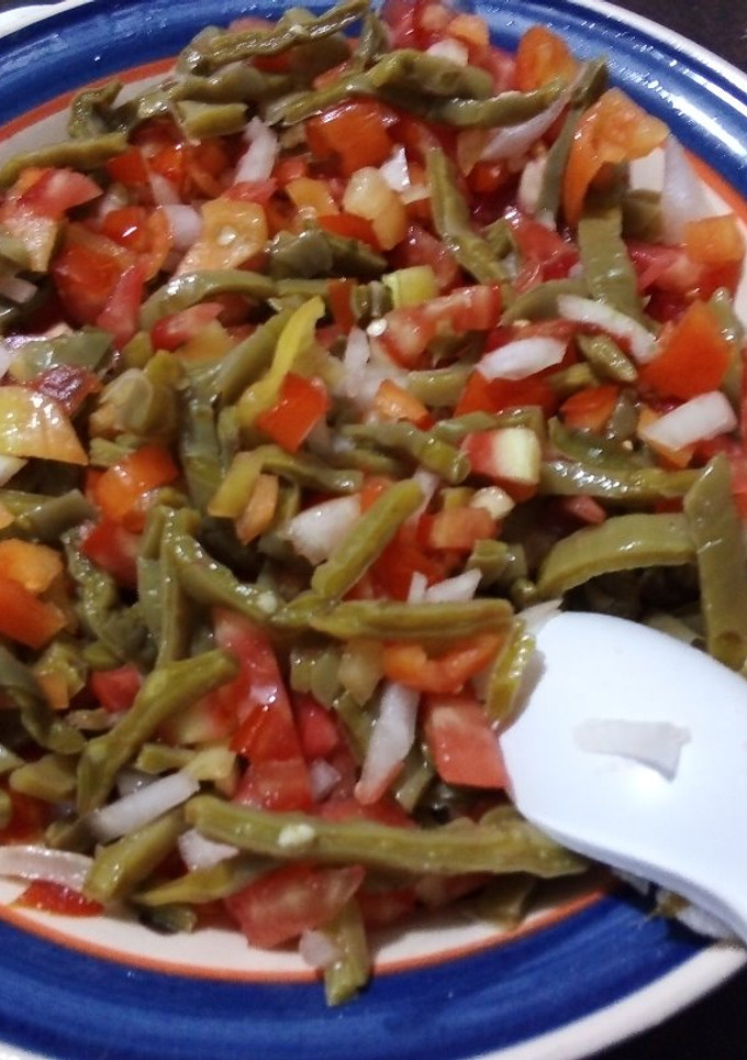 Una foto de Nopales enchilados o a la diabla las Correa pa los tacos con queso