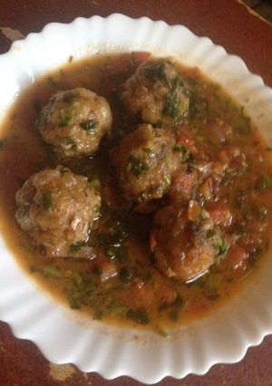 A picture of Fish ball stew.