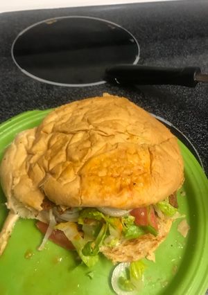 Una foto de Torta de carne deshebrada