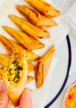 Une photo de Recette de samoussa à l’indienne