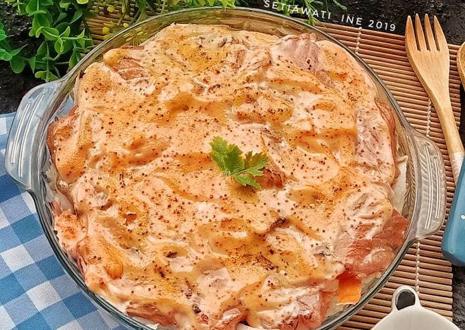 Resep Salmon Mentai Rice🍣 Oleh Ine Setiawati Cookpad