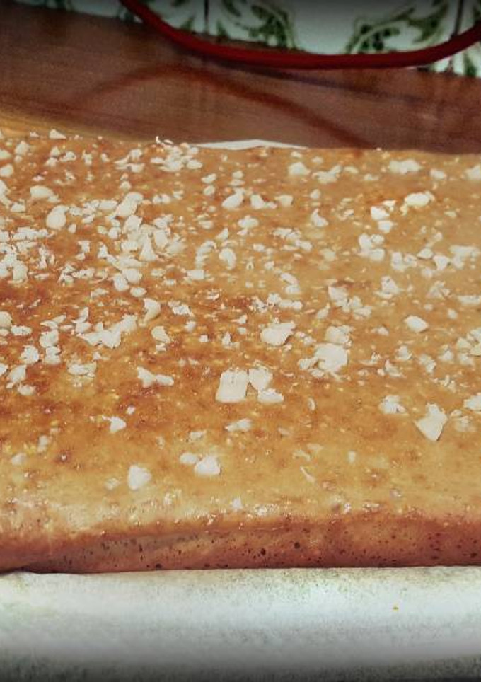 Una foto de Bizcocho fitness alto en proteína con avena y almendras!!🍞💪🏼
