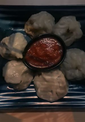 A picture of Veg Momos Momos.