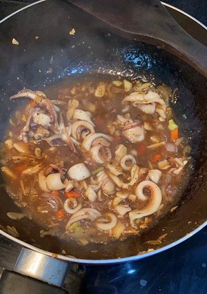 Foto resep Cumi lada hitam