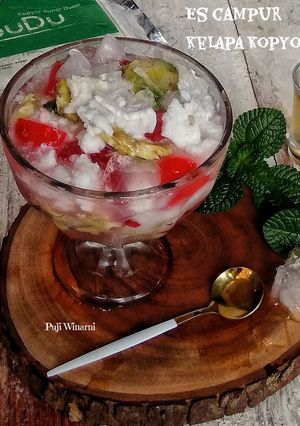 Foto resep Es campur kelapa kopyor