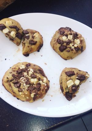 Une photo de Cookies double chocolats