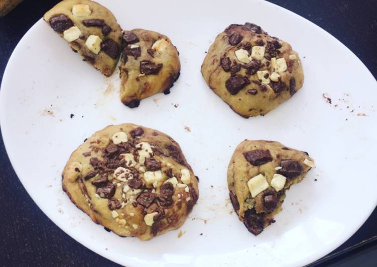 Comment Cuisiner Cookies double chocolats