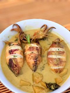 Foto resep Gulai cumi isi tahu telur