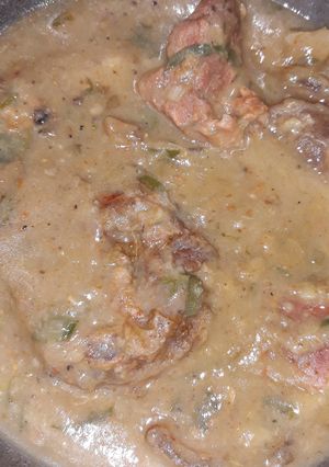 A picture of White soup.