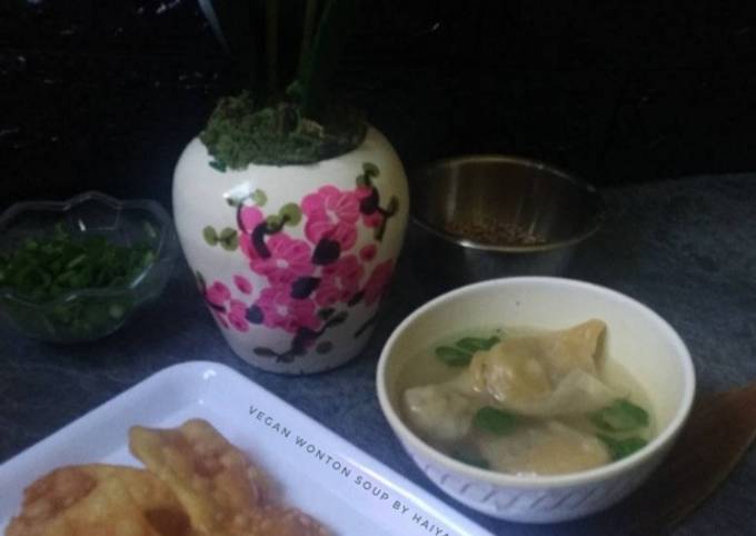 36. Vegan Wonton soup