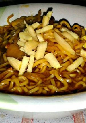 Foto resep Mie Jahe Kecap Pedas