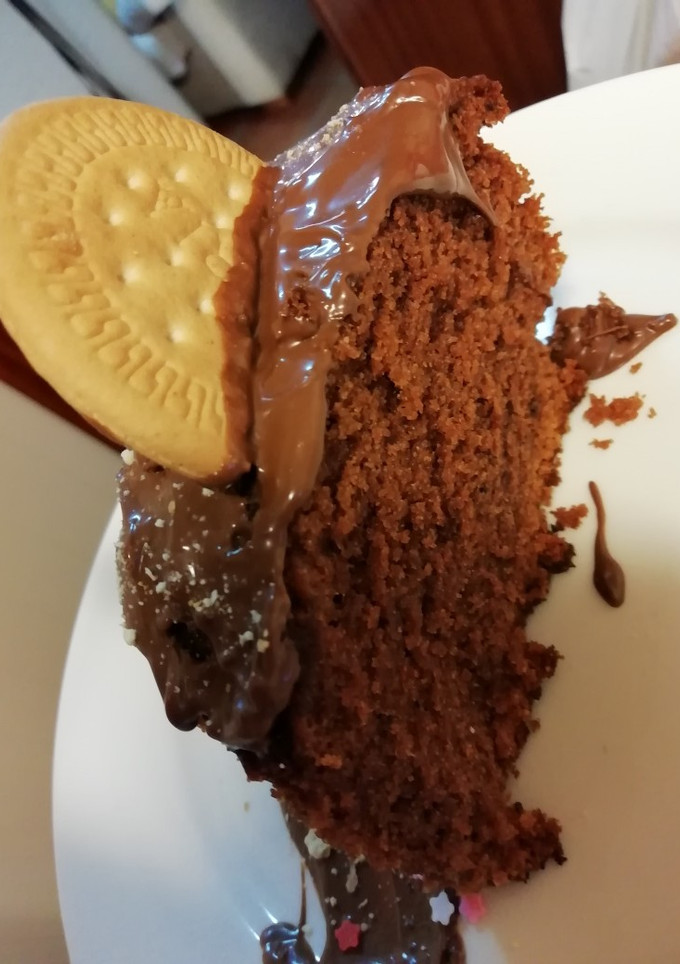 Una foto de Bizcocho de chocolate muy jugoso