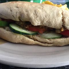 A picture of Homemade Burger.