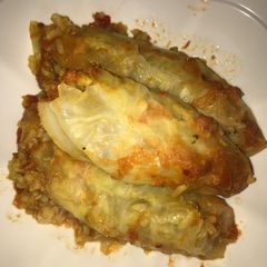 A picture of Cabbage Rolls #MyFirstRecipe.