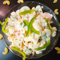 Macaroni salad A picture of Macaroni salad.
