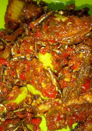Foto resep Sambel kentang teri pete nikmat