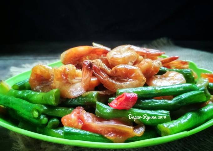 Resep Tumis Kacang Panjang Udang Saus Tiram oleh Putri (Dapur Ryuna