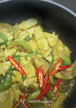 รูปของ (คลีน)อกไก่ผัดเขียวหวาน