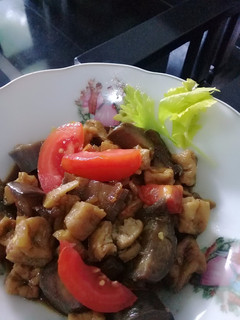 Foto resep Tumis tahu terong bumbu serai.