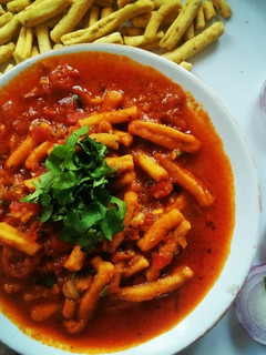 ગાંઠિયા નું શાક (Ganthiya Shak Recipe In Gujarati) રેસીપી મુખ્ય ફોટો
