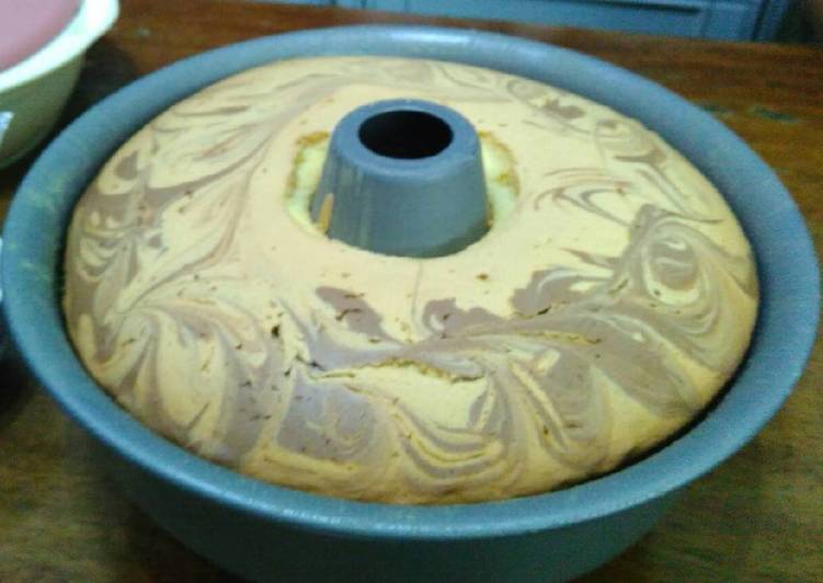 Cara Gampang Membuat Marble Cake Jadul ala Pak Sahak Pribadi, Sempurna