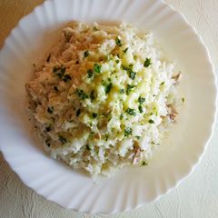 A picture of Chicken Risotto.