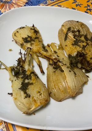 Une photo de Fenouils à la coriandre marinés en papillote