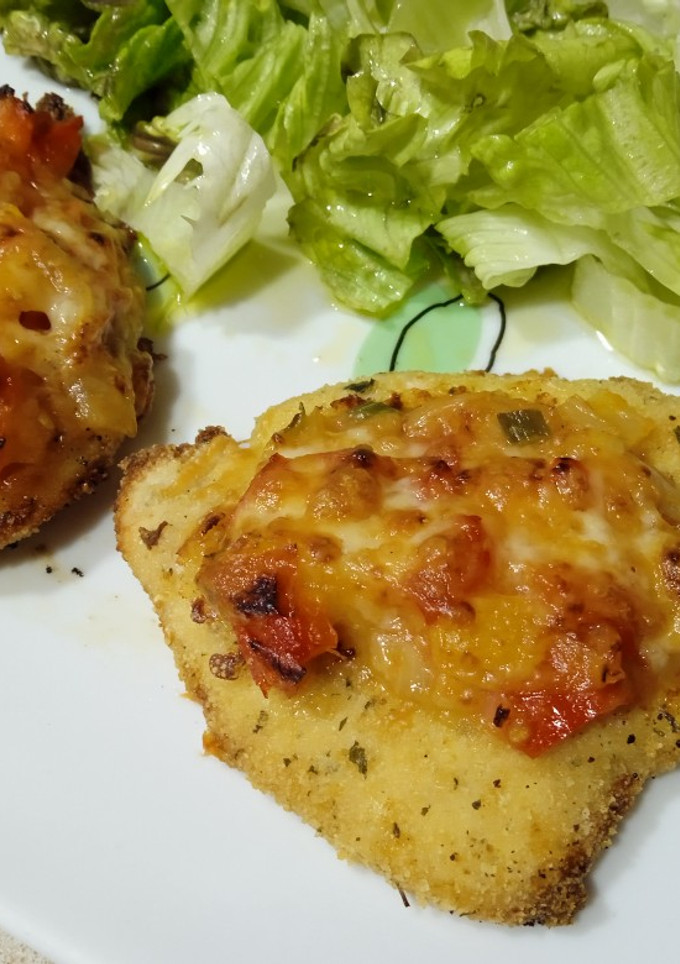 Una foto de Pechuga a la ParMIgiana