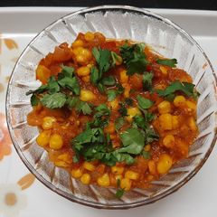 A picture of Corn Sabji.