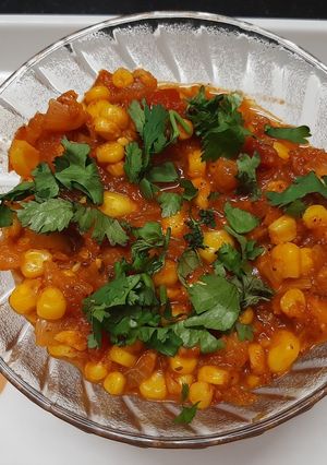 A picture of Corn Sabji.