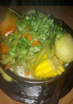 Una foto de Cazuela de ave