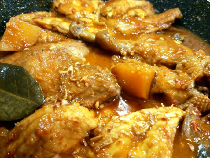 Cara Mudah Menyiapkan Resep 344. Semur Ayam Kecap (Kentang+ Tahu) yang Lezat Anti Ribet, Mantap